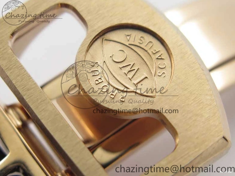 MIROTIME 0308 Compact Portugieser Perpetual Calendar IW503302 RG V9F 1:1 Best Edition White Dial on Brown Leather Strap A 7113